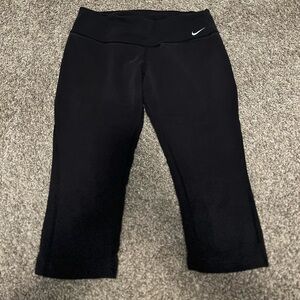 Nike black athletic capris.